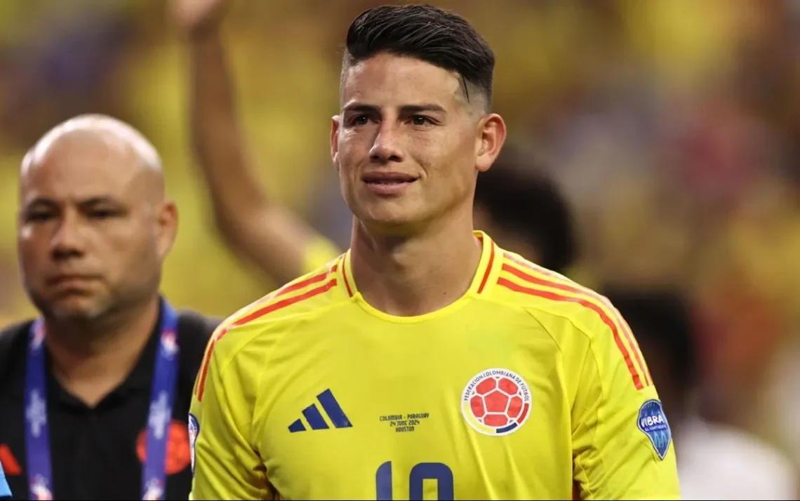 meia do São Paulo, camisa 10, James Rodríguez