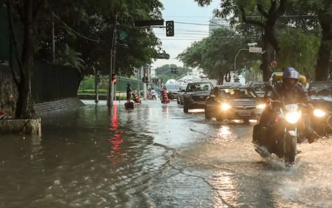 chuva, queda, de água, precipitação