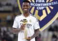 Vini Jr. é eleito melhor jogador do mundo no Globe Soccer Awards - Todos os direitos: © GE - Globo Esportes