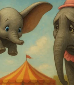 Dumbo 1941 Disney elefante orelhas voo circo mãe separação