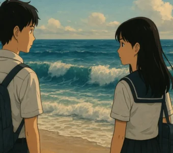 Ocean Waves Tomomi Mochizuki Ghibli drama estudantes nostalgia