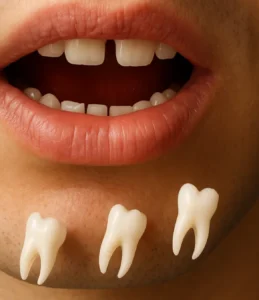 Sonhar com 4 dentes caindo: significado e avisos