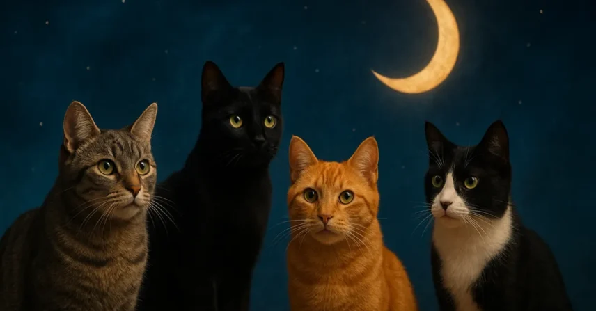 Sonhar com 4 gatos: simbolismos e recados