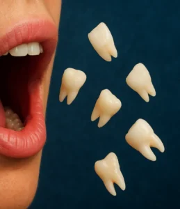 Sonhar com 8 dentes caindo: significados e avisos