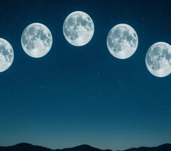 Sonhar com 8 luas no céu: simbolismos importantes