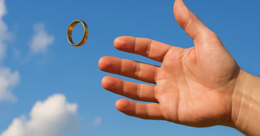 Sonhar jogando aliança fora: recados emocionais