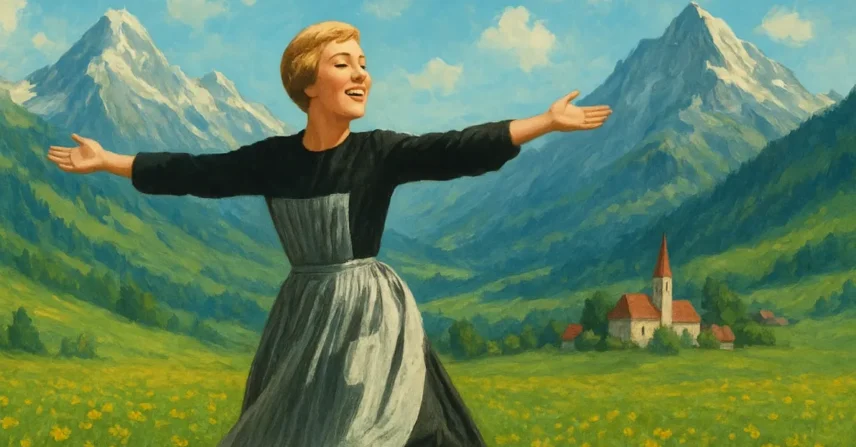 A Noviça Rebelde: Julie Andrews e a magia da Áustria
