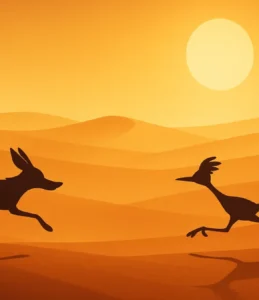 Coiote e Papa-Léguas: Perseguição icônica no deserto que marcou!