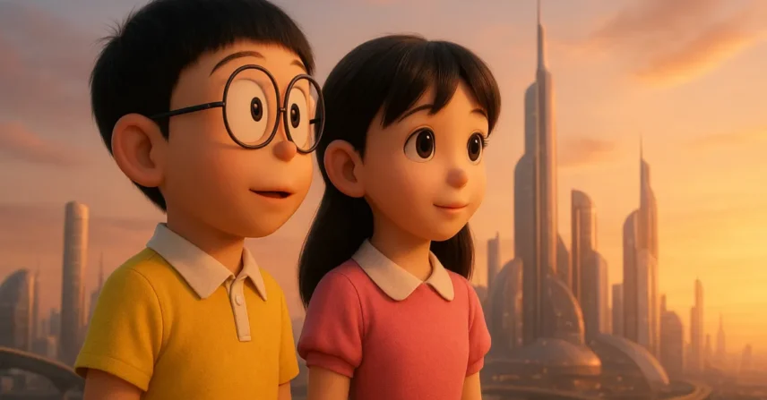 Stand By Me Doraemon Shirogumi CGI Nobita futuro Shizuka