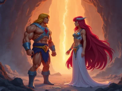 A relação entre os desenhos de He-Man e She-Ra no universo