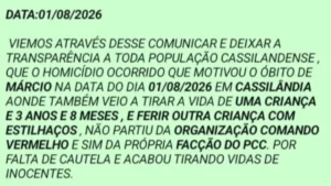 Brazil Gang Denies Killing Stepdad and 3-Year-Old in ‘PCC’ Claim